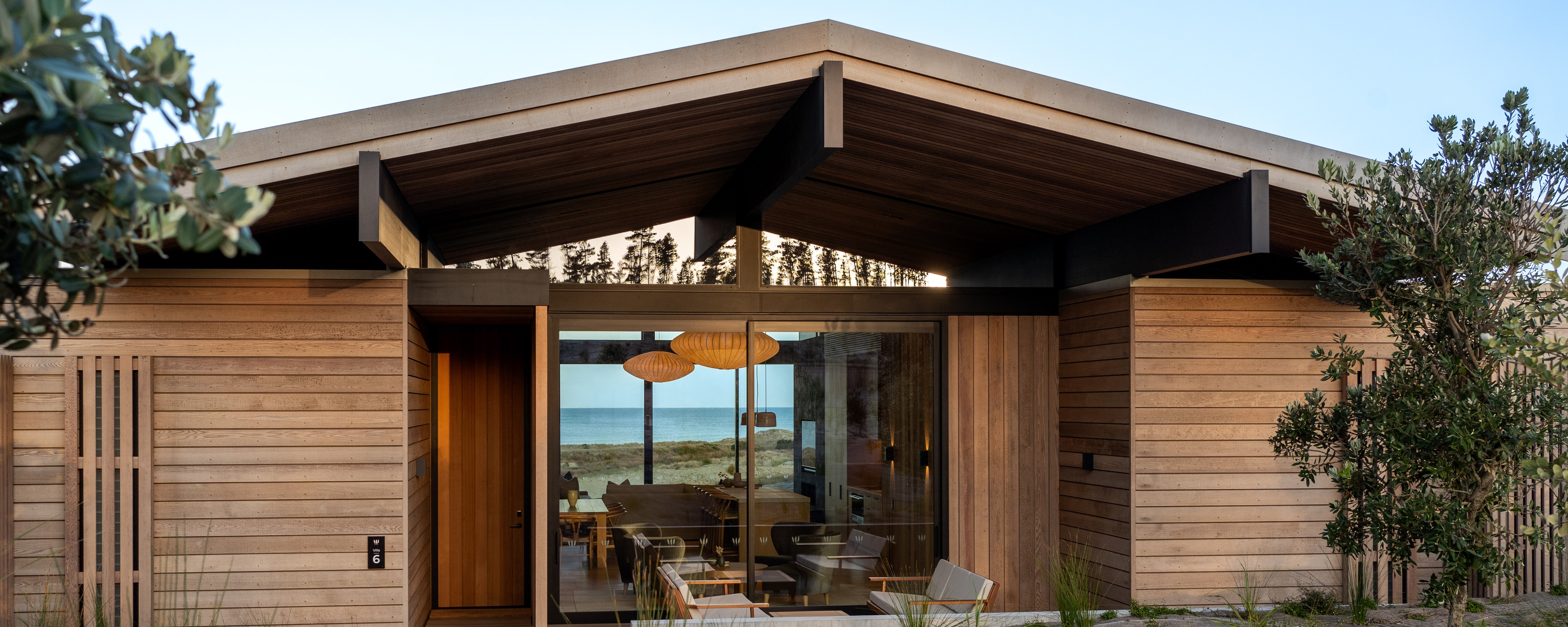 Te arai villa front