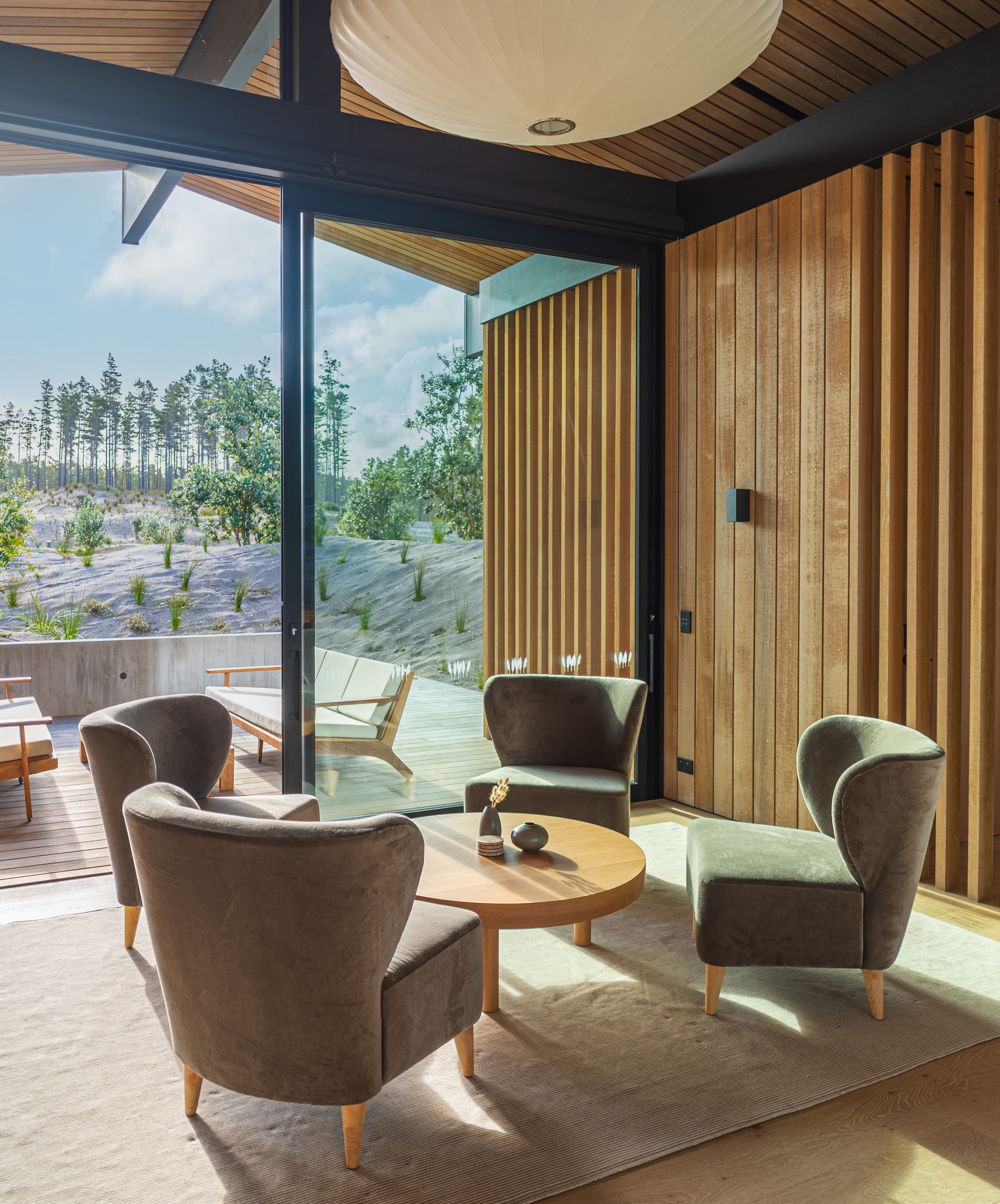 Te arai villa living