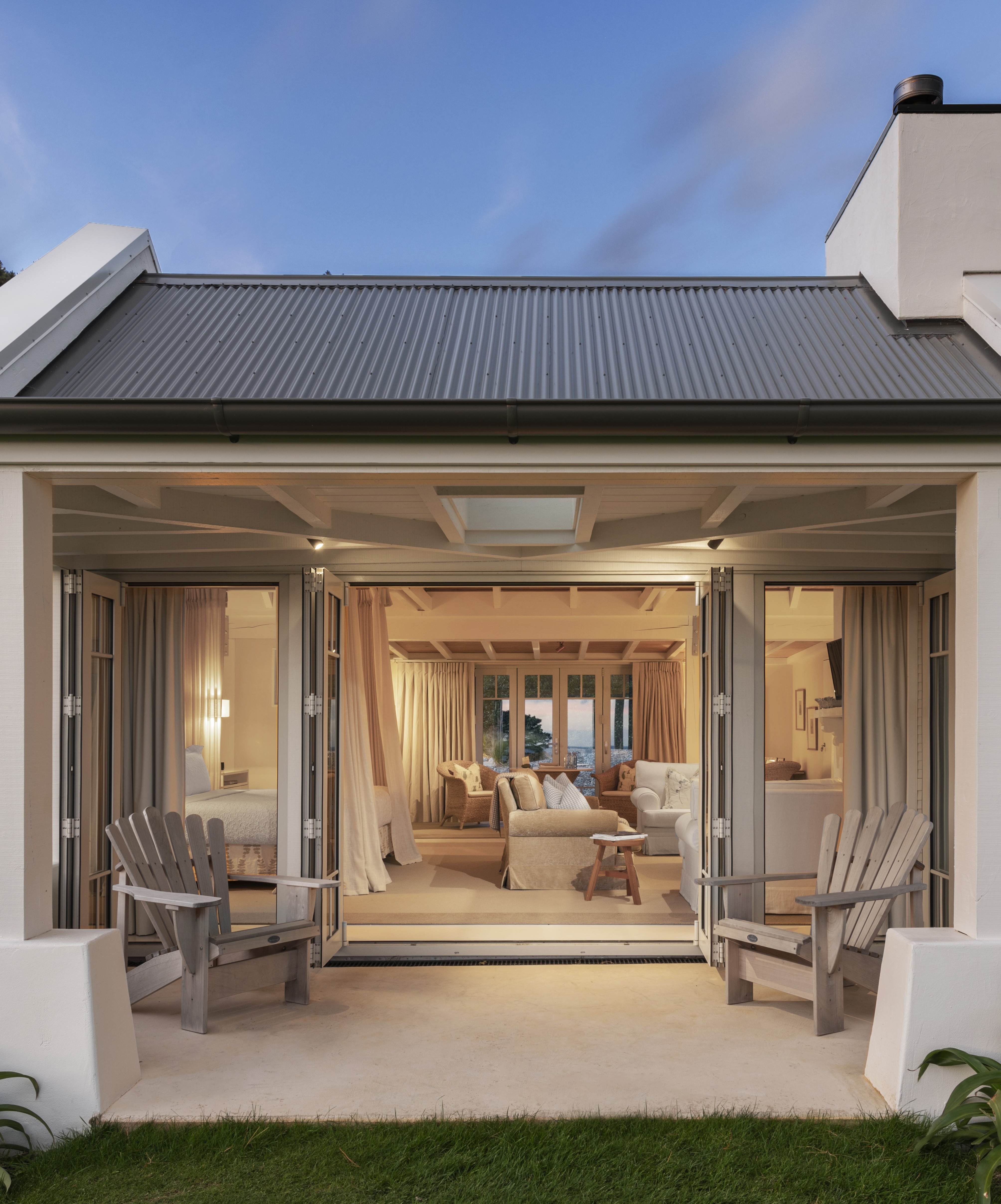 Wharekauhau cottage rear