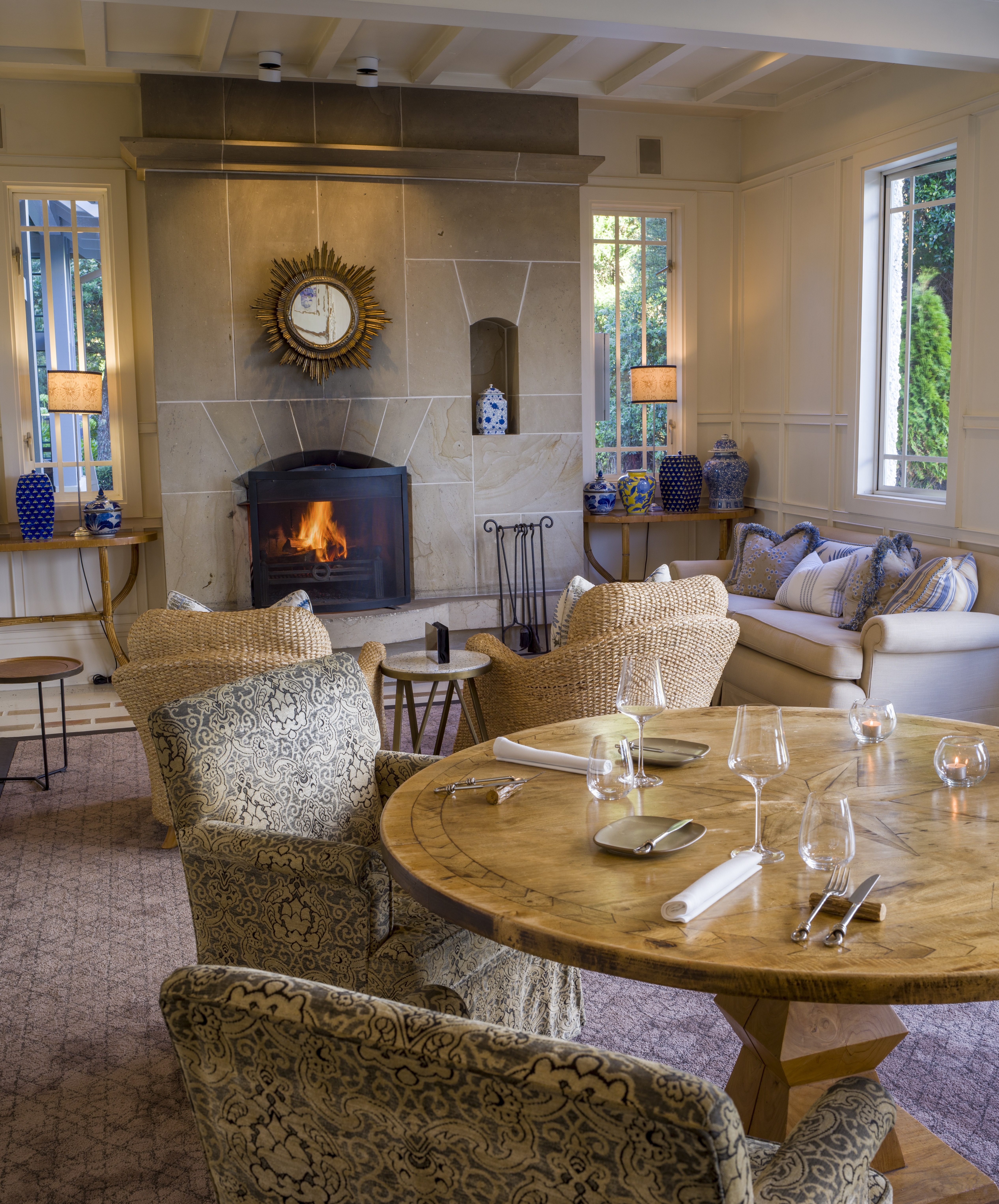 Wharekauhau drawing room