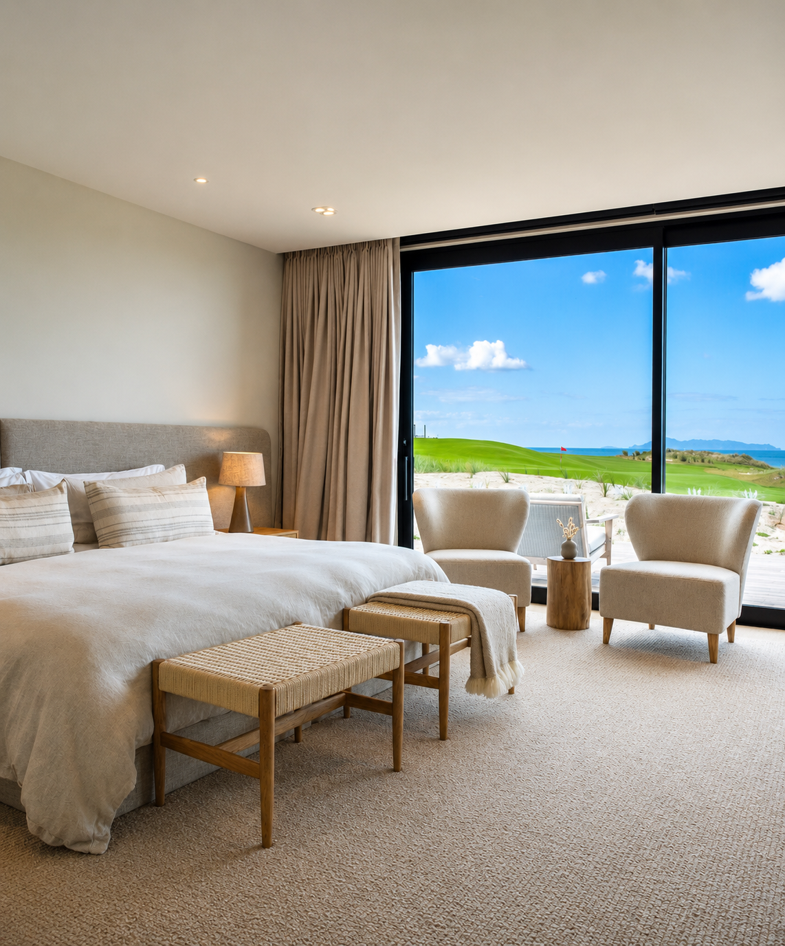 Te arai links cottages bedroom 1