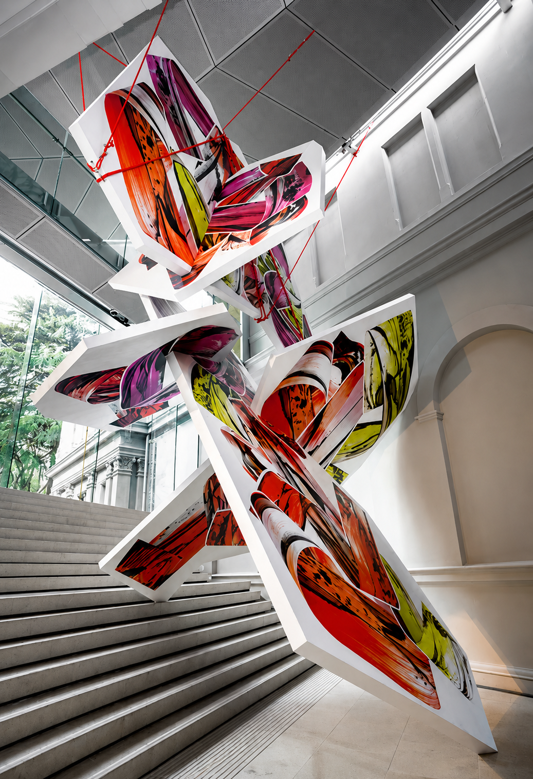 Auckland art gallery judy millar rock drop 2
