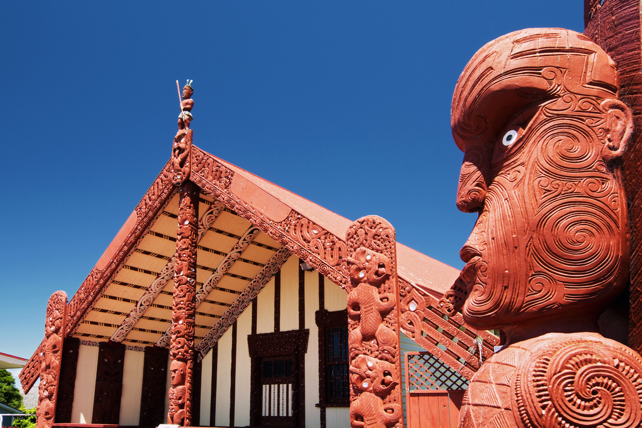 Rotorua tamatekapua meeting house ohinemutu village