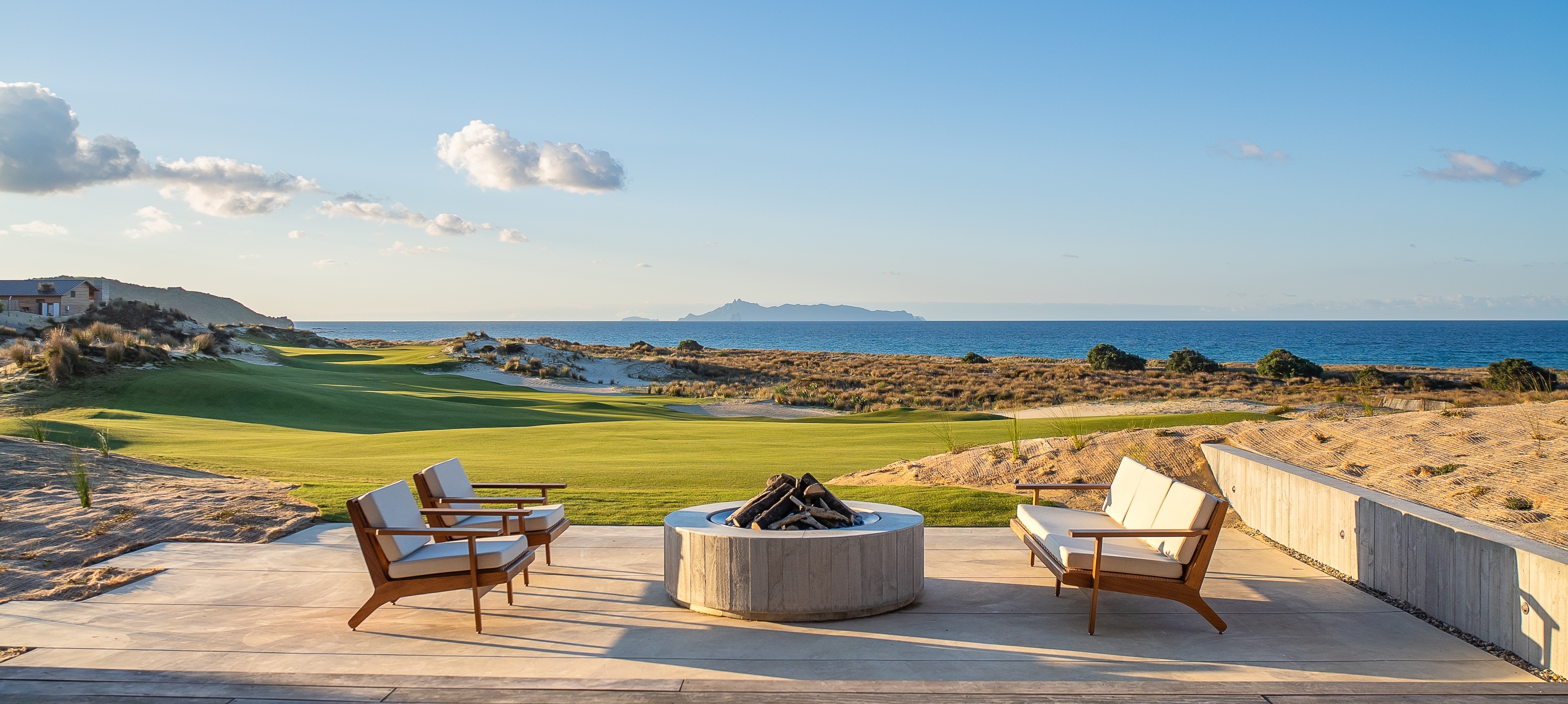 Te arai villa firepit
