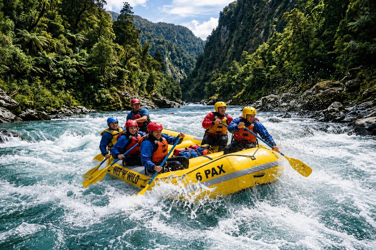 Water rafting